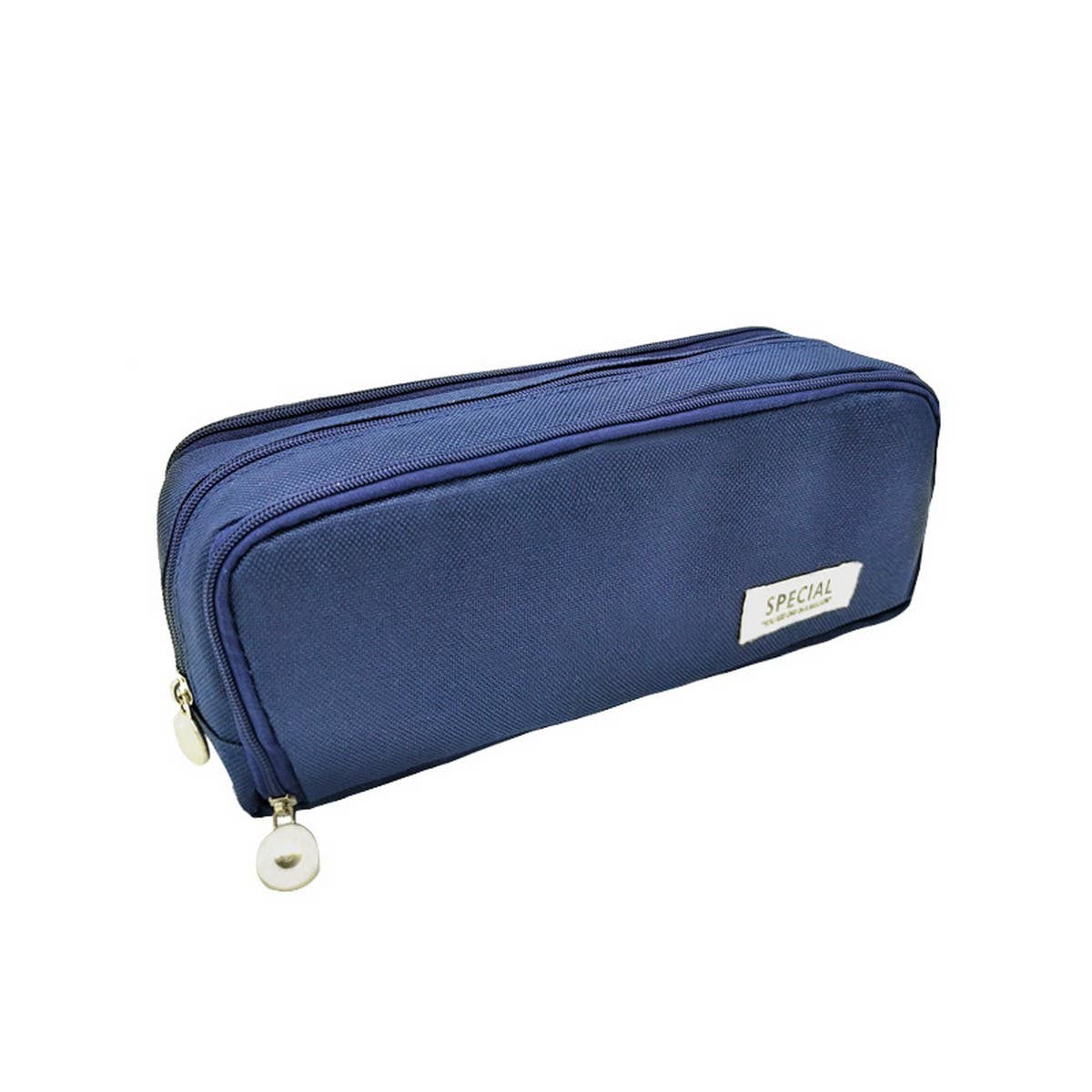 DOUBLE WINDOW SIMPLE CASUAL PENCIL POUCH_CWAB2804