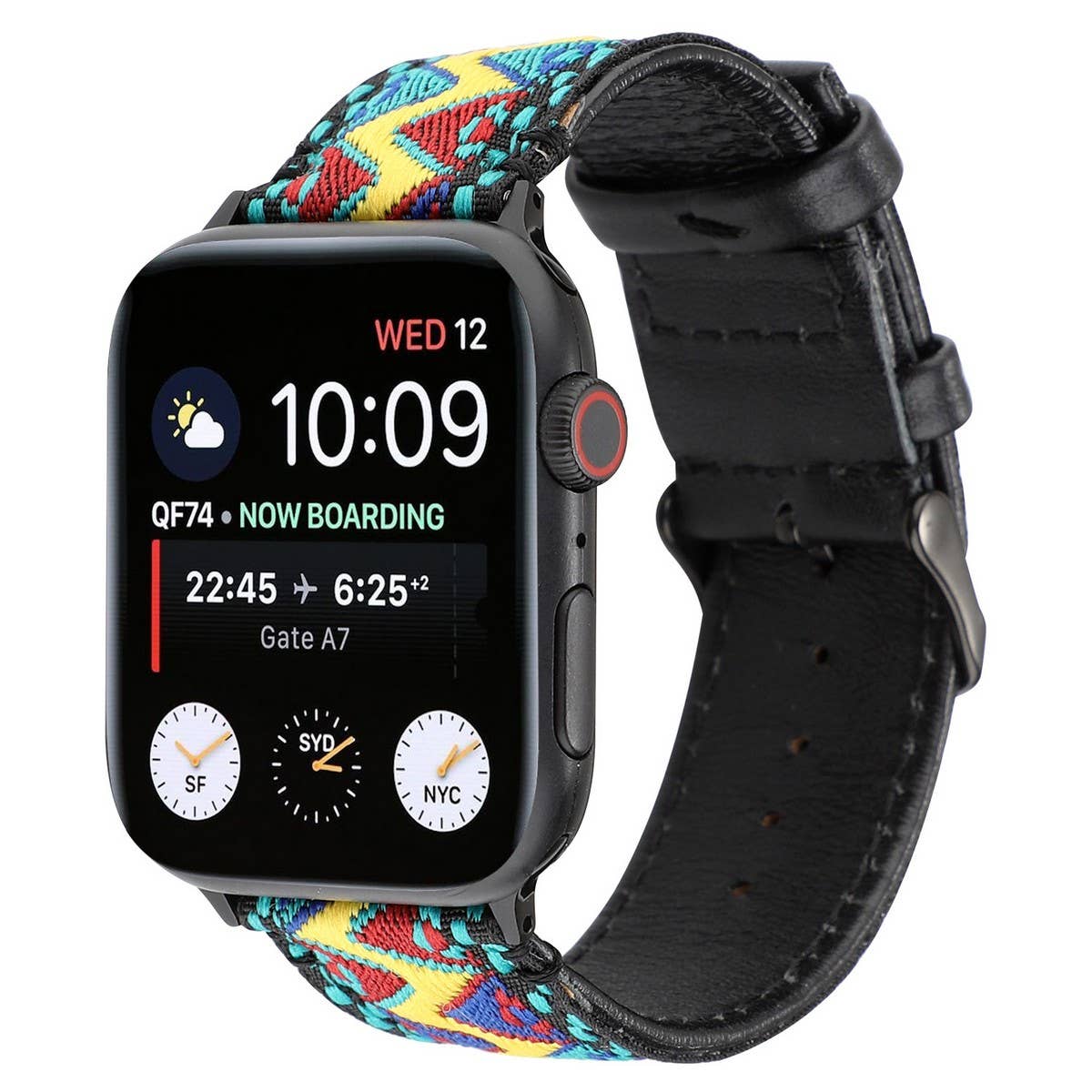 APPLE WATCH IWATCH9 ETHNIC STYLE LEATHER STRAP_CWWW0059