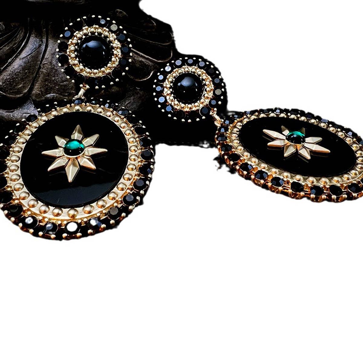 RETRO VERSATILE DIAMOND EARRINGS_CWAJE1102