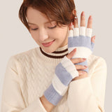 FASHIONABLE KNITTED WARM FLAP HALF FINGER GLOVES_CWAG0379