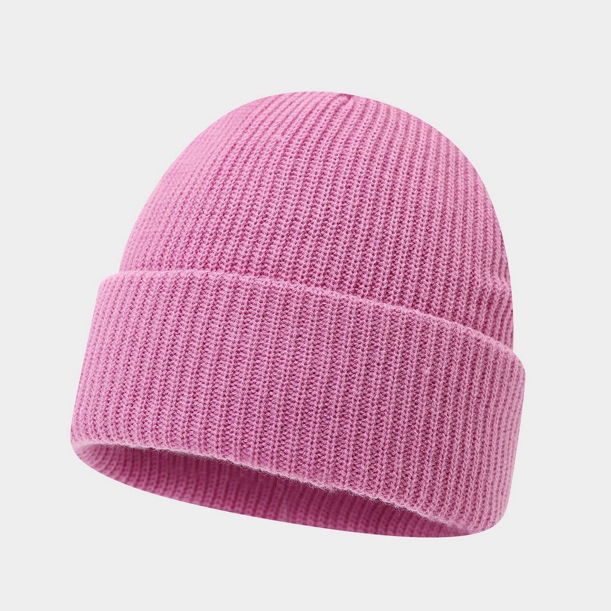 Vintage Knit Dome Skull Cap Warm Short Beanie Hat_Cwah04690