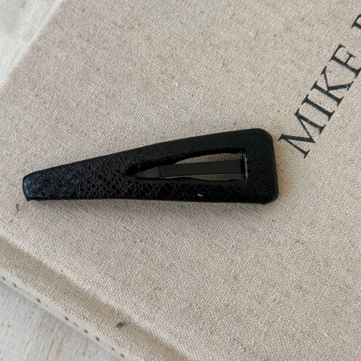 Faux Leather Geometric Bb Clip Elegant Hairpin_Cwaha08051