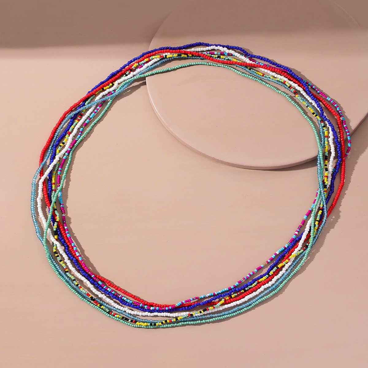 BEADED STRETCH WAIST CHAIN FOR BEACH BIKINI_CWAHA5671