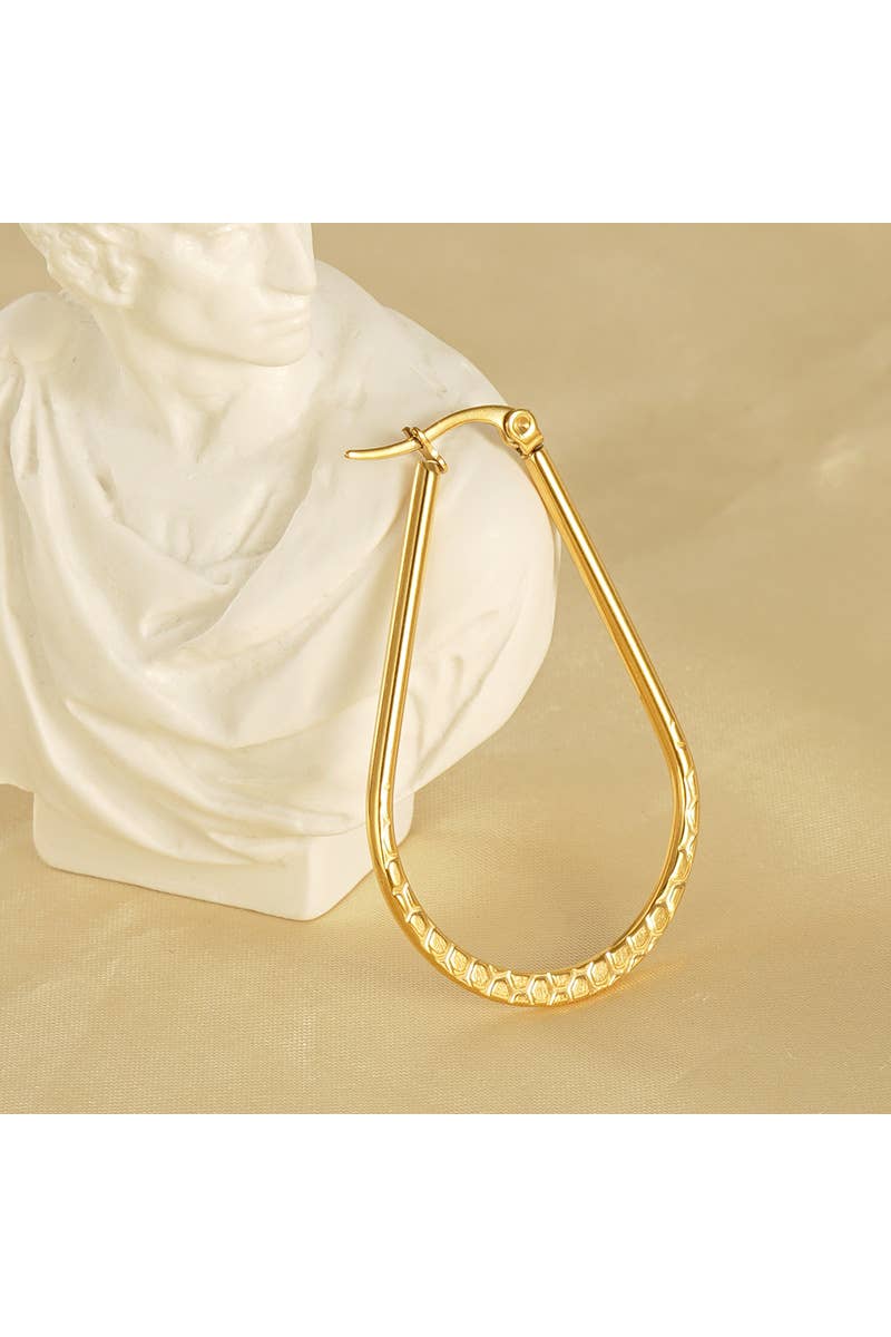 18K Gold Plated Stainless Steel Earrings_Cwaje0392