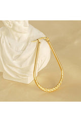 18K Gold Plated Stainless Steel Earrings_Cwaje0392