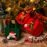 Felt Xmas Apple Bag Gift Box Tote Pouch_Cwmm10578