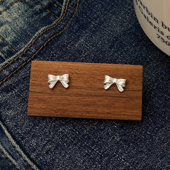 EXQUISITE AND FASHIONABLE METAL BOW EARRINGS_CWAJE2994