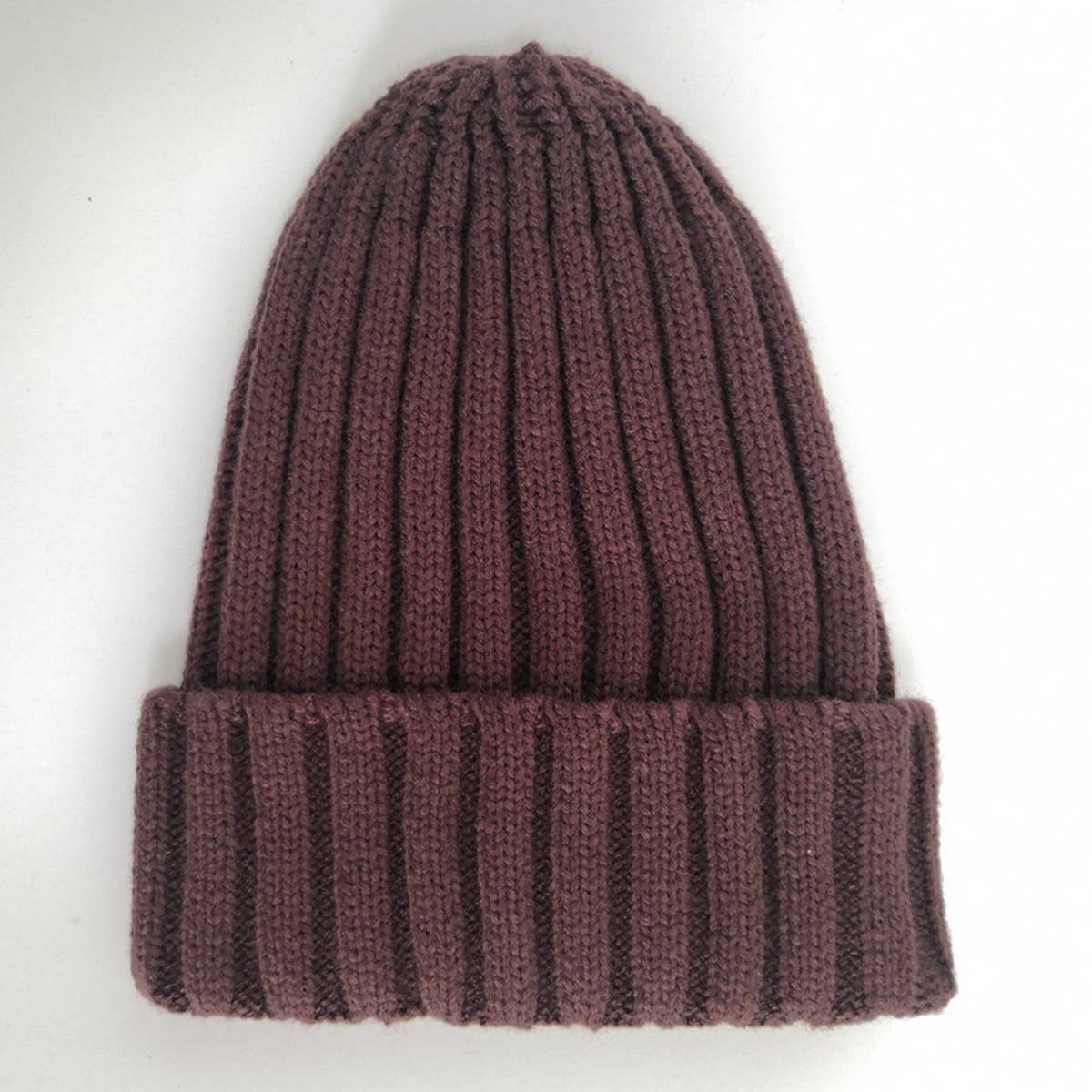 Cwah04351_Kids Solid Color Knit Beanie Hat Winter