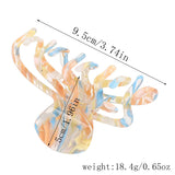 OCTOPUS ACETATE HAIR CLAW COLORFUL FASHION CLIP_CWAHA2211