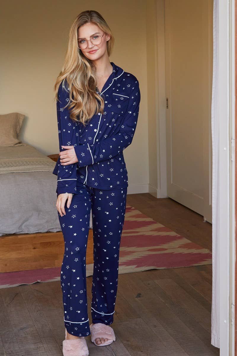 Women Comfortable Loose Pajamas_Cwspj036