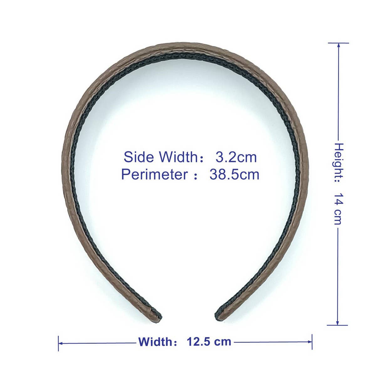 SIMPLE CHIC 3CM PU BUBBLE PATTERN HAIRBAND_CWAHA6329