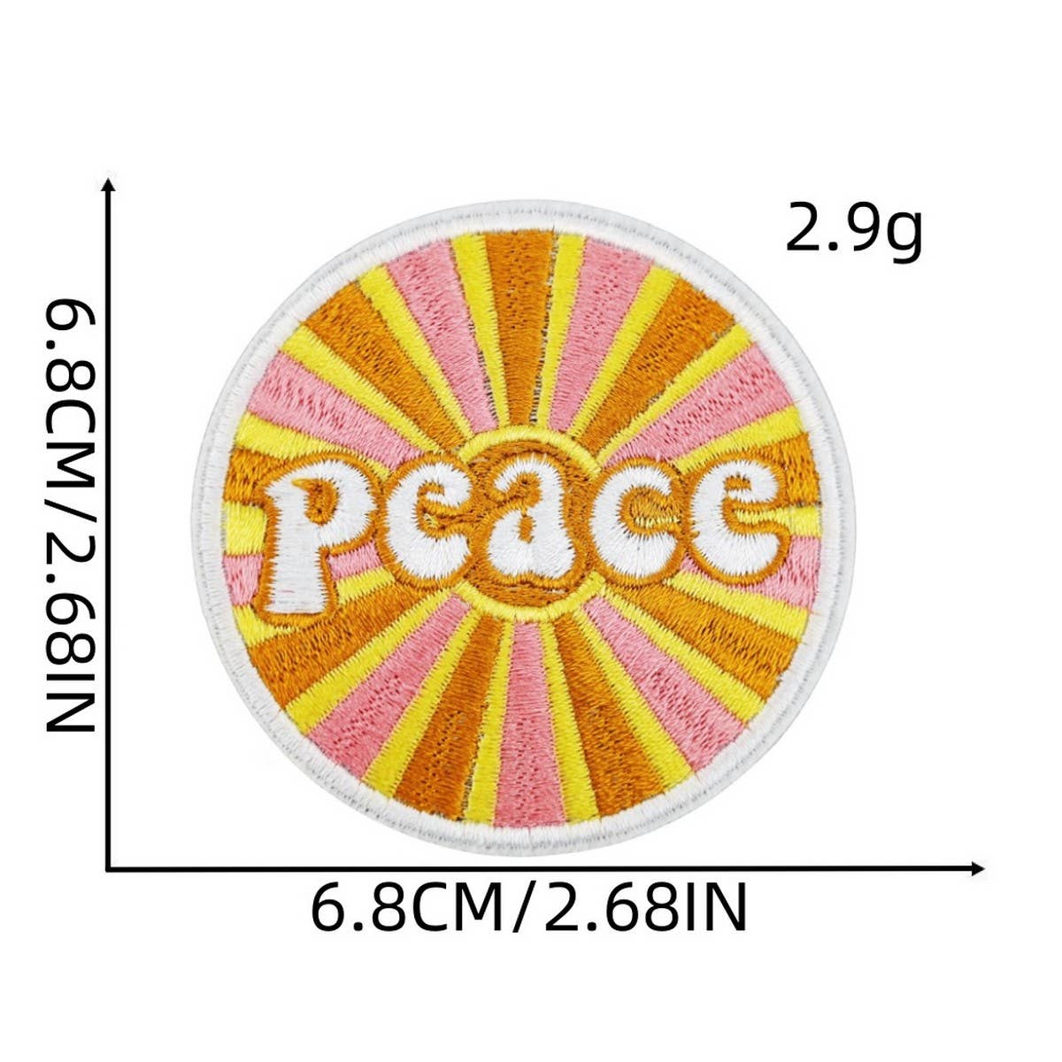 GRAFFITI DECORATED SUITCASE EMBROIDERED PATCH_CWMM4045