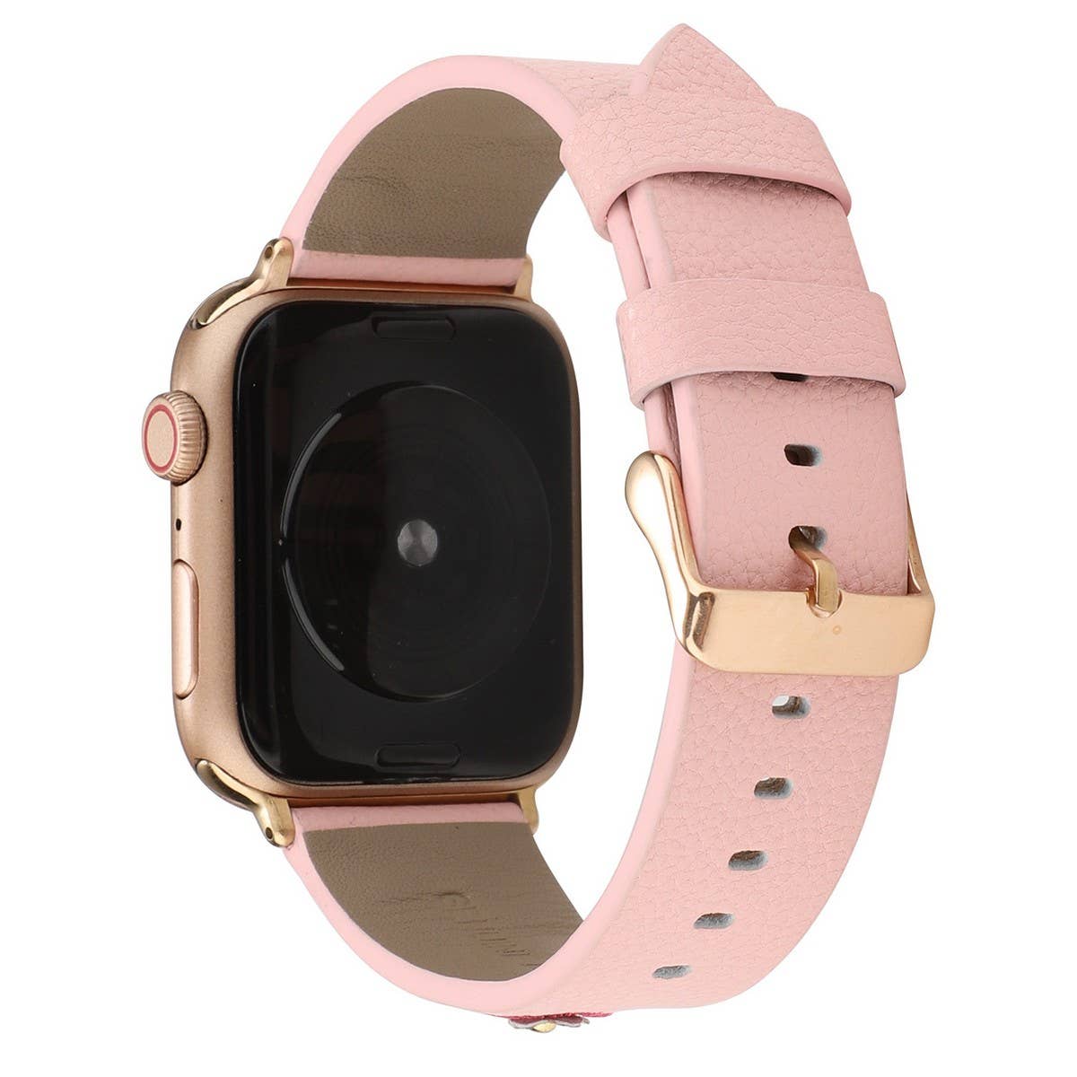 APPLE WATCH9 1 EMBROIDERED LEATHER STRAP_CWASC1540