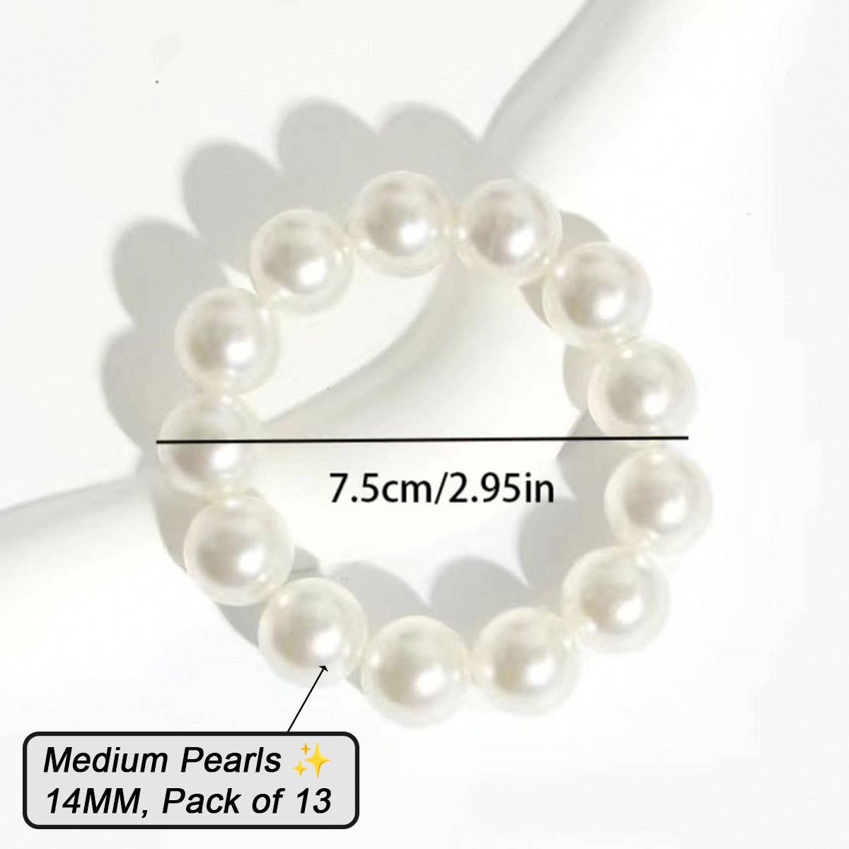 PEARL HAIR TIE BRACELET FOR WOMEN CHIC SWEET_CWAHA0128