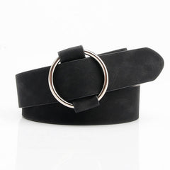 Cwabe0942_Round Buckle Needle-Free Freely Adjustable Belt