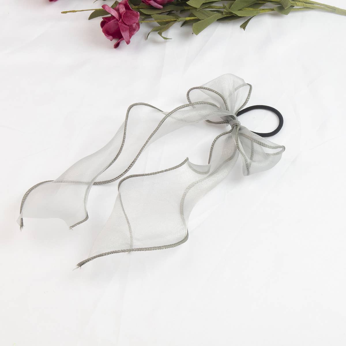 NEW BOW HEADBAND RIBBON HAIR TIE_CWAHA0867