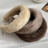 NEW WIDE BRIM PLUSH HEADBAND_CWAHA1716