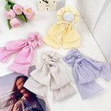 FRESH AND SWEET TEMPERAMENT BOW HAIR RING_CWAHA1604