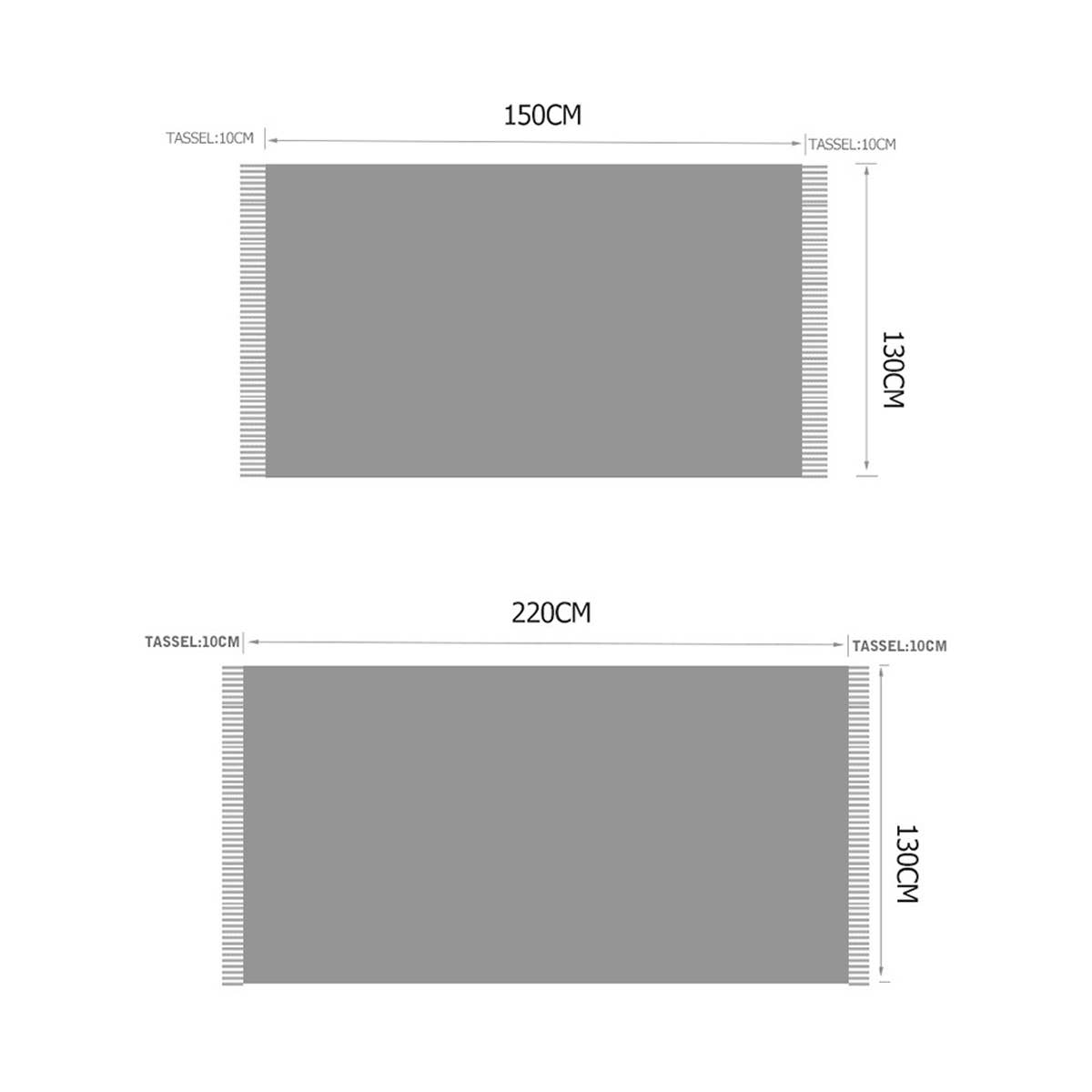 LIGHTWEIGHT COZY WOVEN BLANKET WITH TASSELS_CWMM0196