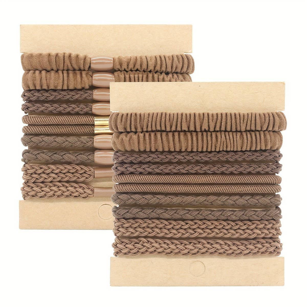 HIGH ELASTIC PONYTAIL CARD SET HAIR RING_CWAHA2720