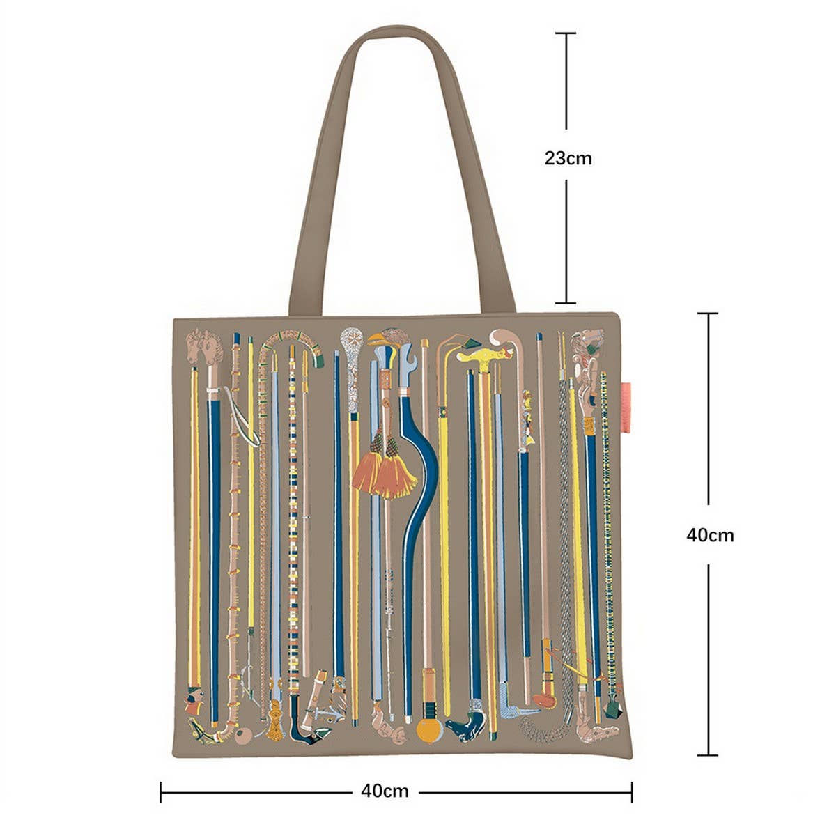 STUDENT CANVAS TOTE BAG SPACIOUS DESIGN_CWAB5138