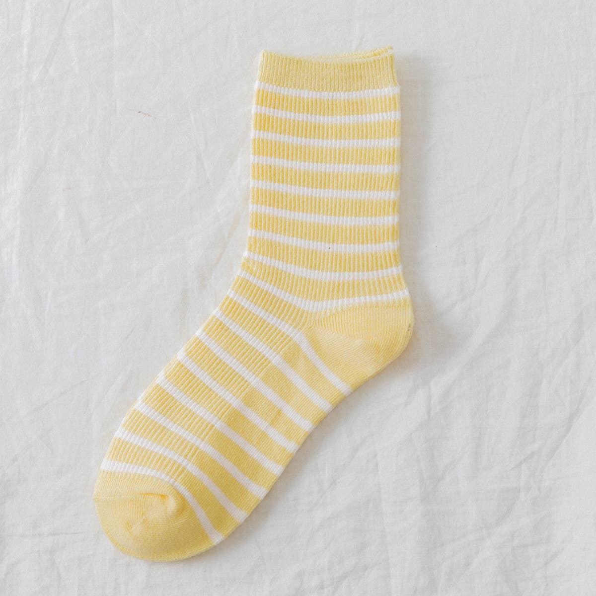 Women New Striped Cute Breathable Pile Socks_Cwms0470