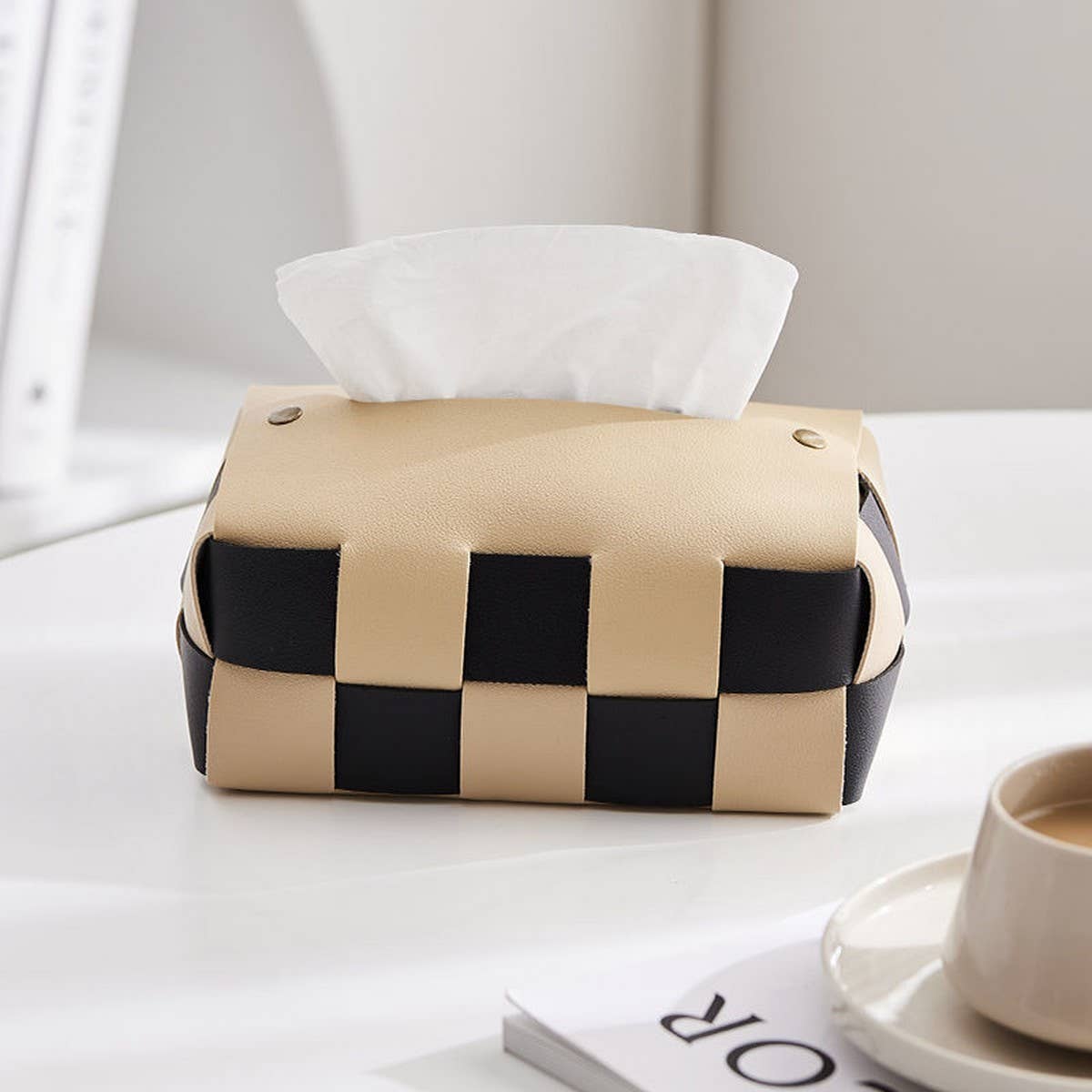 CHESSBOARD TISSUE BOX HOUSEHOLD TISSUE BOX_CWMM2241