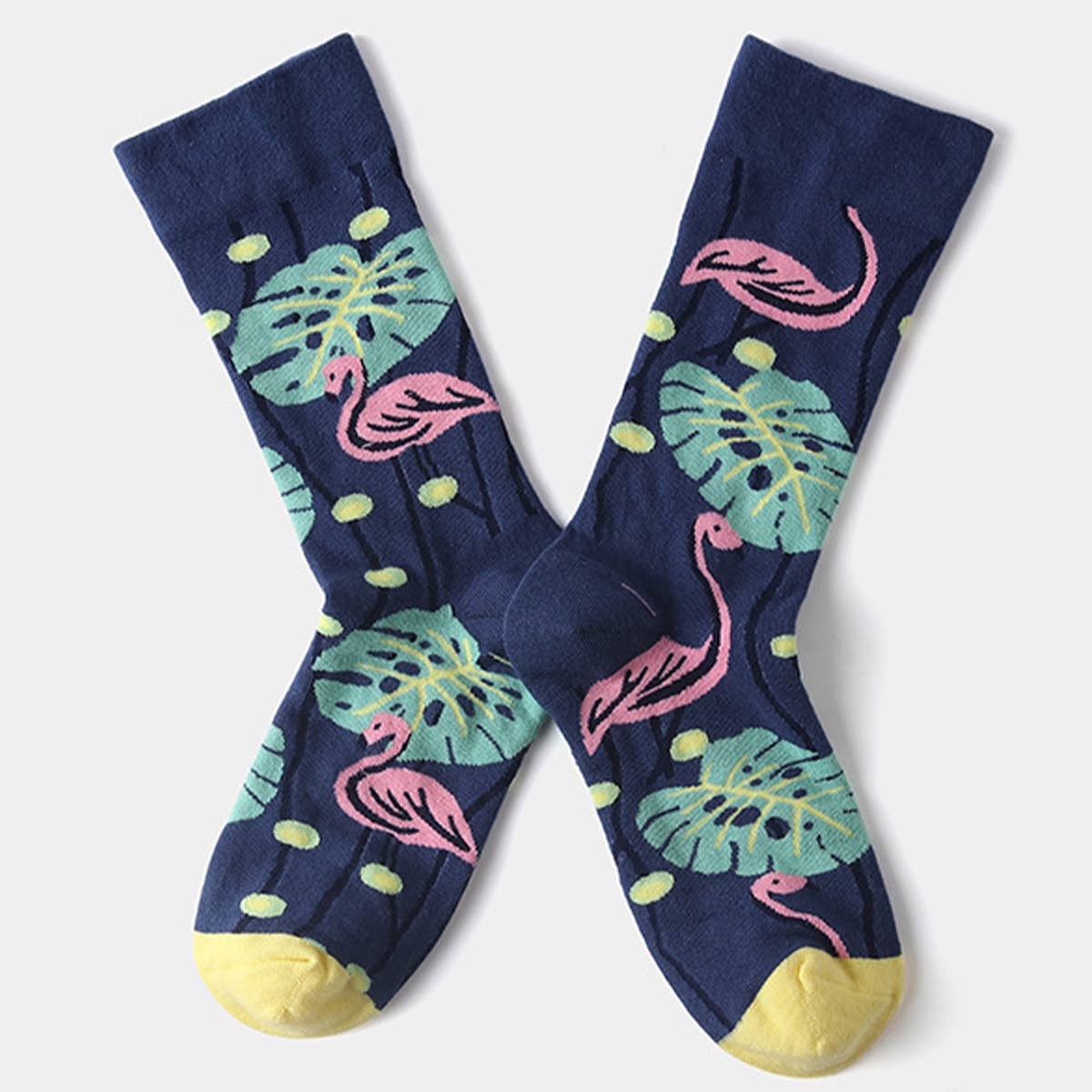 OIL PAINTING CREATIVE STREET SKATEBOARD SOCKS_CWMS0166