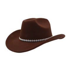 Western Ethnic Wool Fedora Hat New Arrival_Cwah04471