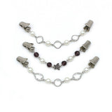 NEW CRYSTAL PEARL BUTTERFLY CHAIN SHAWL CLIP_CWMM2195