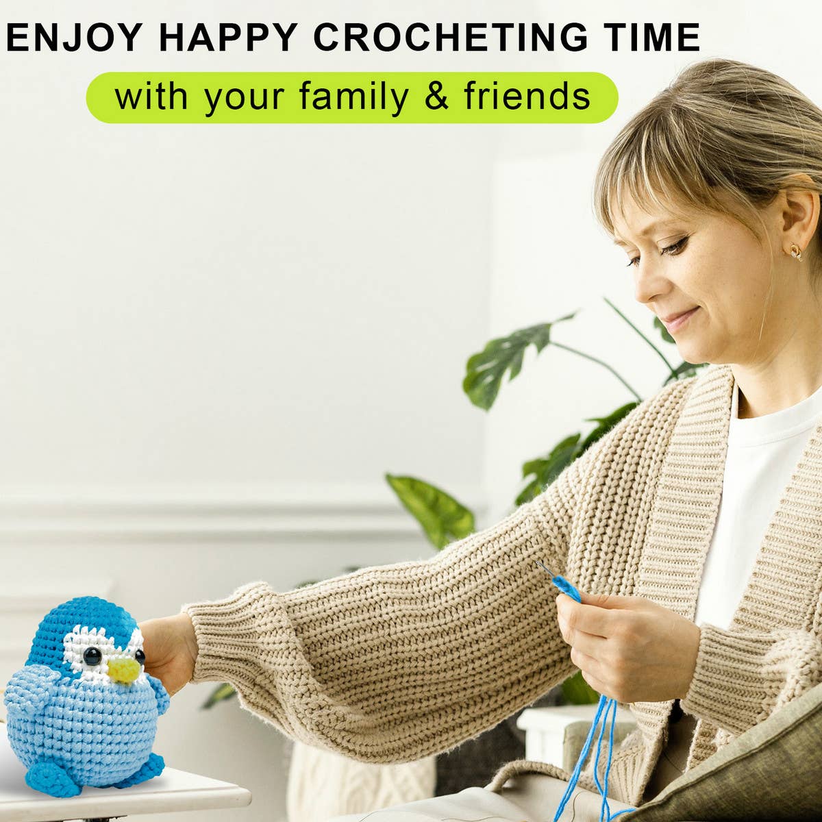 PENGUIN CROCHET DOLL DIY MATERIAL KIT_CWMM1867