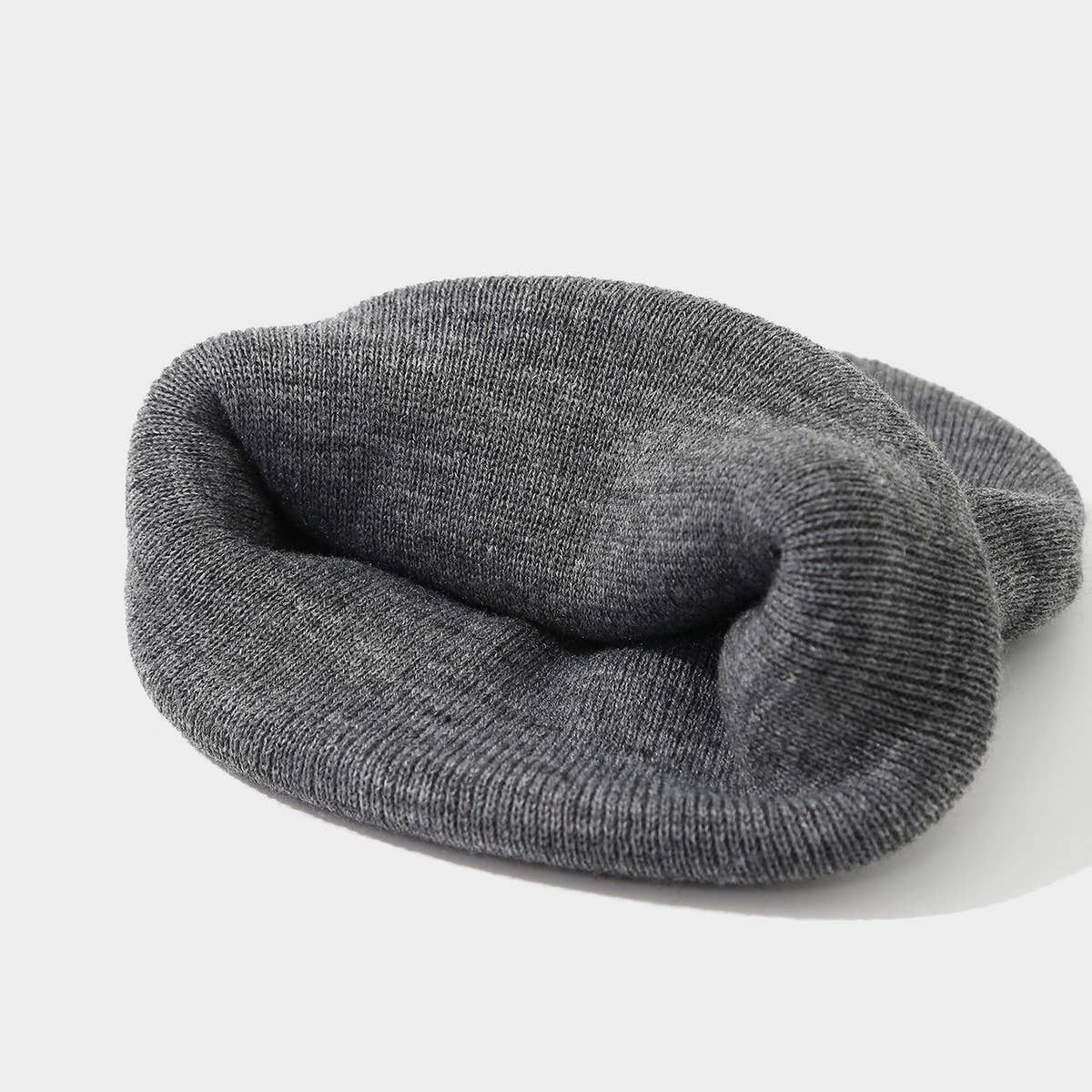 Brooklyn Label Cuffed Knit Beanie Unisex_Cwah04638