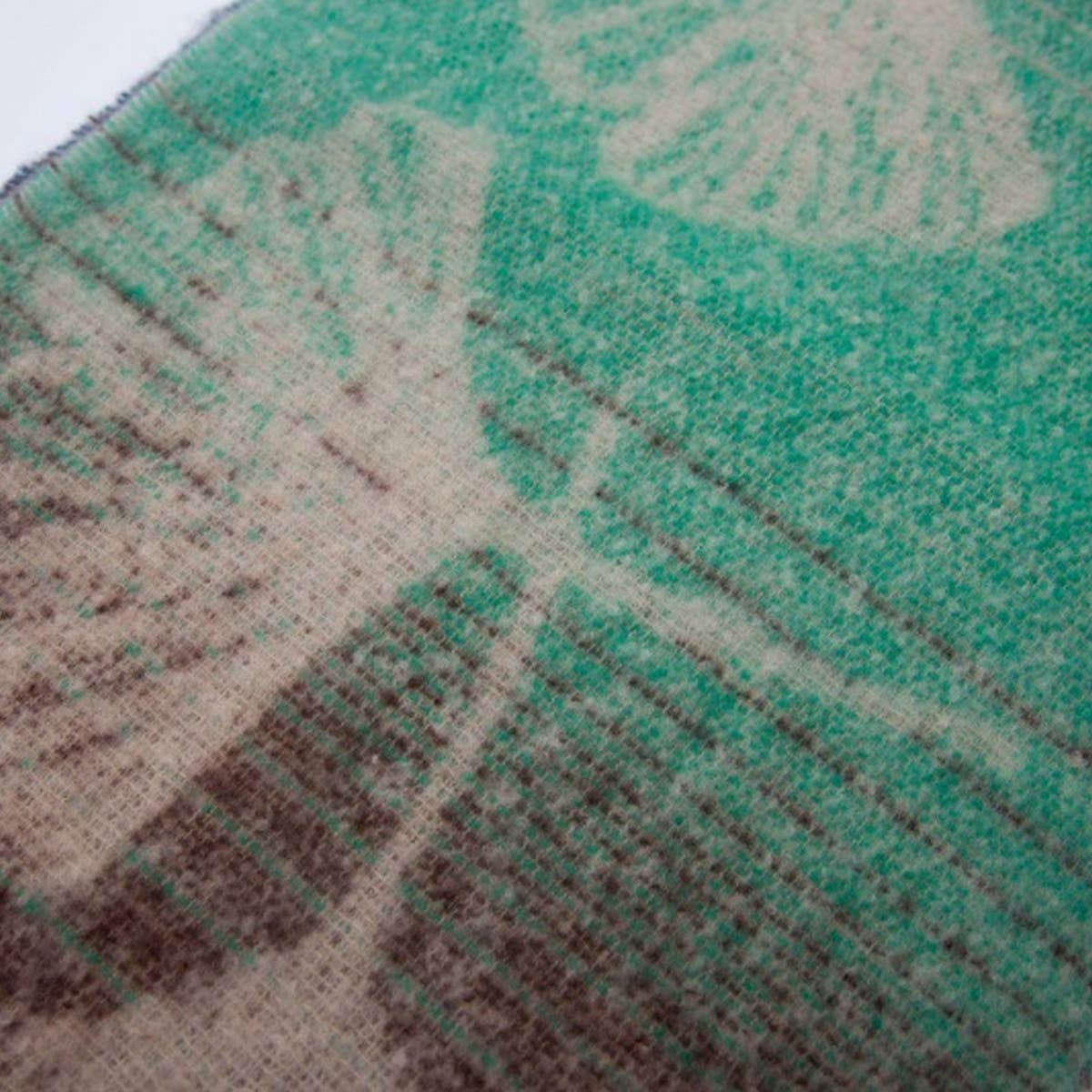 GINKGO JACQUARD SCARF LOOP YARN FRINGE WINTER_CWASC0864