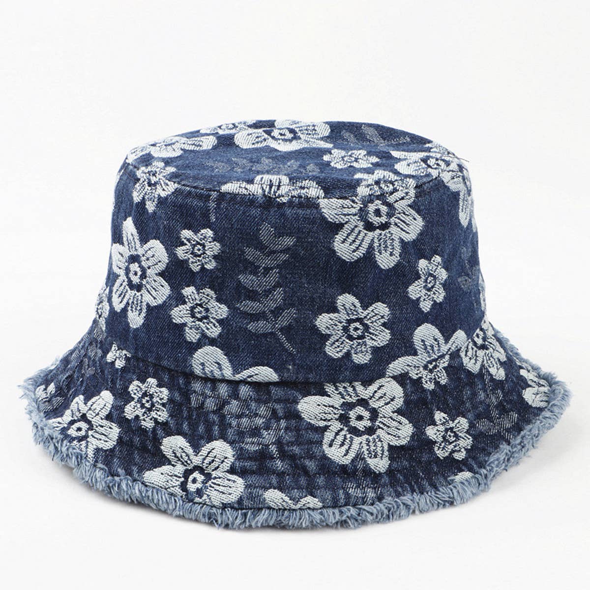 FRESH FLOWER EMBROIDERED BUCKET HAT_CWAH1550