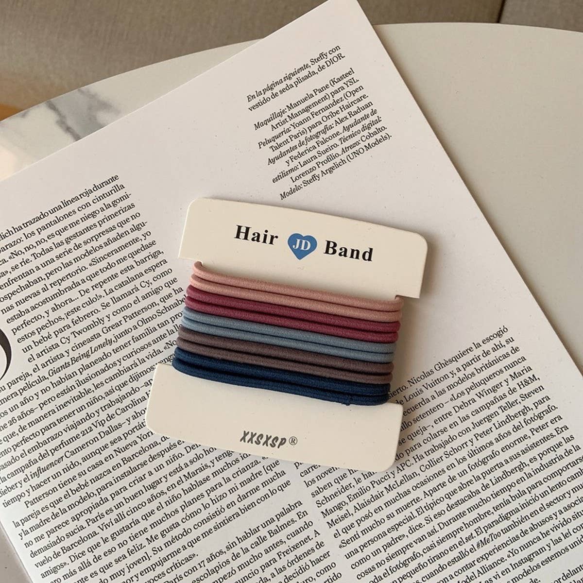 10 PACK OF SIMPLE AND VERSATILE HAIR SCRUNCHIES_CWAHA2732