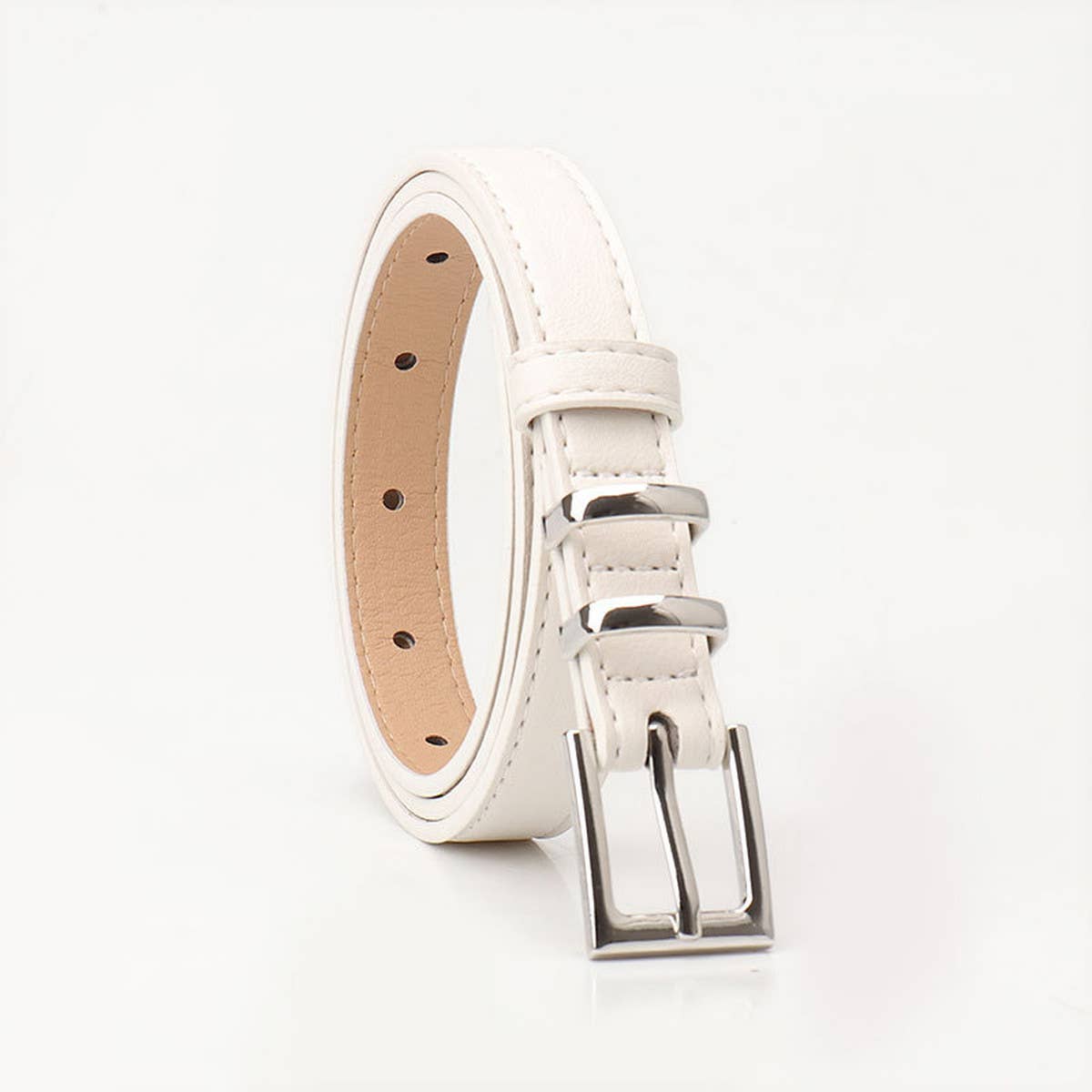 Cwabe0941_Simple High-End Square Buckle Belt