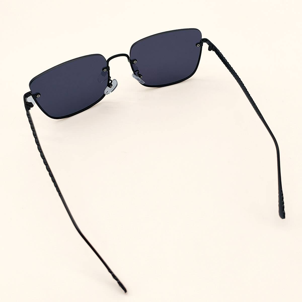 HALF FRAME SQUARE FASHION SUNGLASSES_CWASG0098