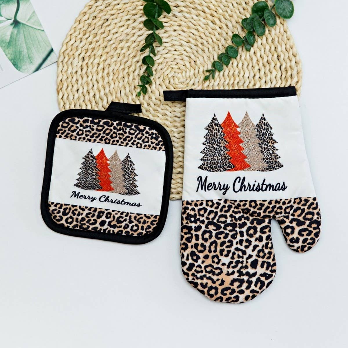 CHRISTMAS SERIES BAKING ANTI SCALDING GLOVES_CWMM1460