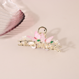 METAL BAMBOO BUTTERFLY HAIR CLAW CHIC BUN CLIP_CWAHA0500