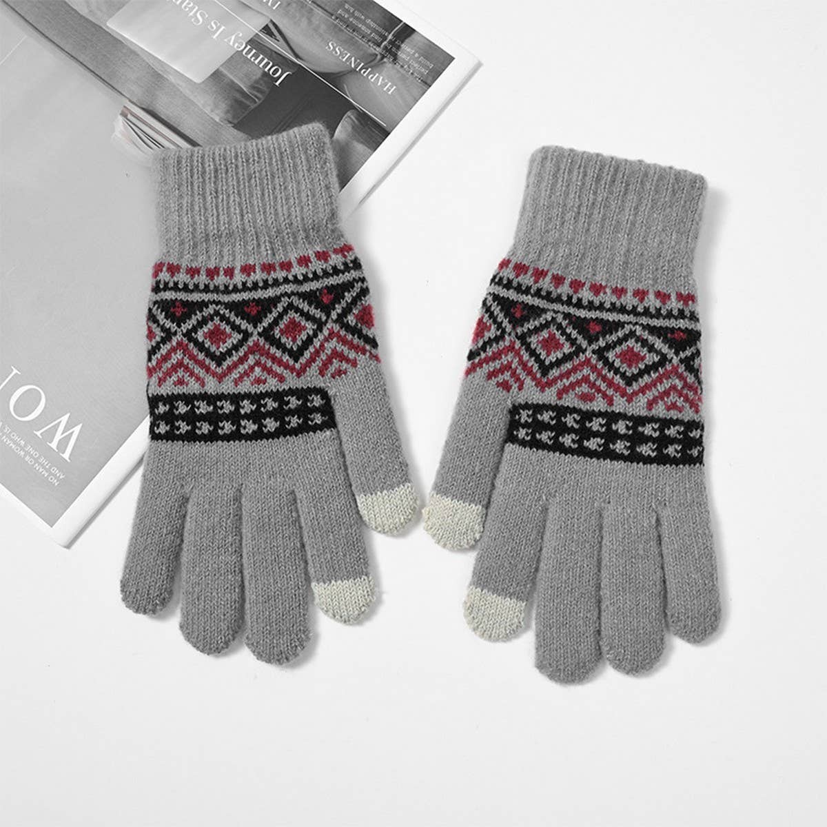 AUTUMN AND WINTER FIVE FINGER CYCLING WARM GLOVES_CWMM1490