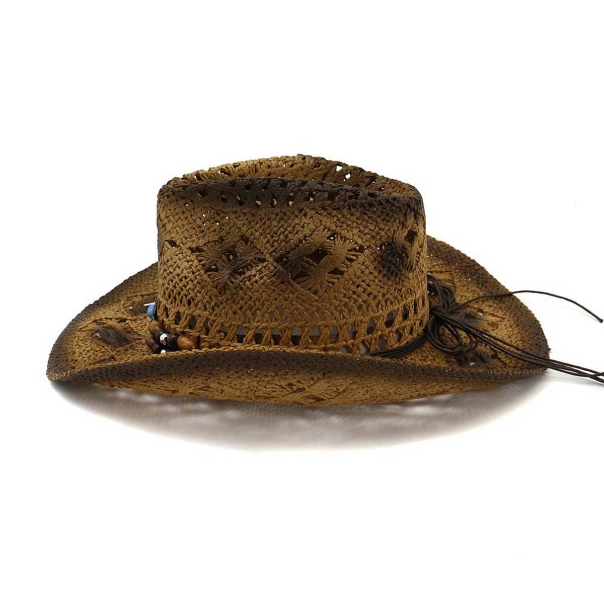 BEACH SUNSHADE COWBOY STRAW HAT_CWAH1257