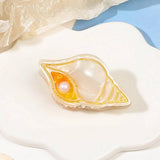 CUTE OCEAN STARFIS SEA SNAIL SMALL ACETATE HAIR CLAW CLIPS