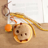 CAPYBARA PLUSH COIN EARBUD BAG KEYCHAIN_CWMM7746