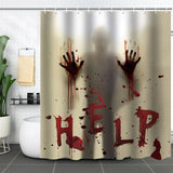 HALLOWEEN EASTER WATERPROOF SHOWER CURTAIN_CWMM1807
