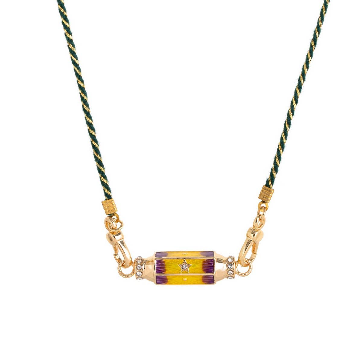 EVIL EYE CHARM CHOKER COLORFUL COTTON PENDANT_CWMM6968