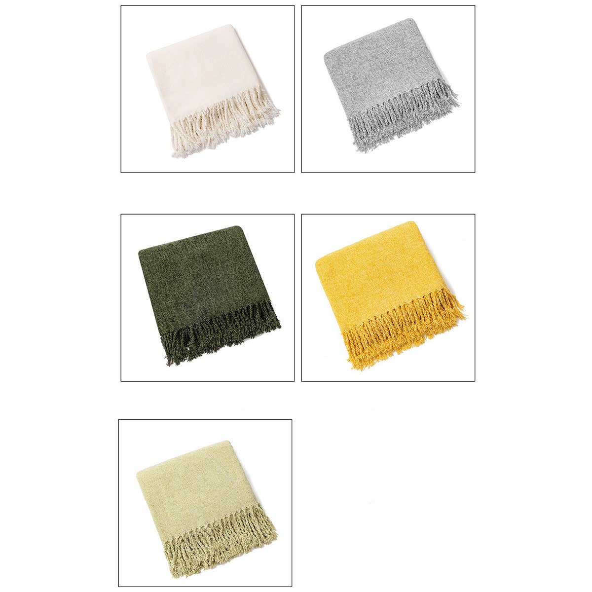 FRINGED SOFT AND WARM KNITTED BLANKET_CWMM0201