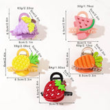 FRESH FRUIT SHARK HAIR CLAW FOR BUN CUTE HAIR CLIP_CWAHA1638
