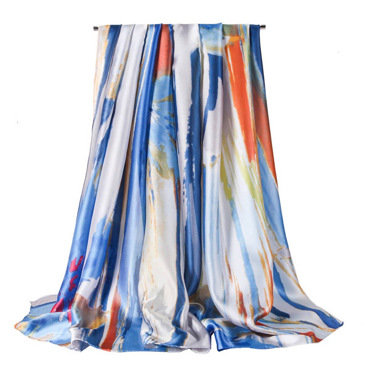 LILY PRINT SILK SCARF GRAFFITI STYLE FOR WOMEN_CWASC0674