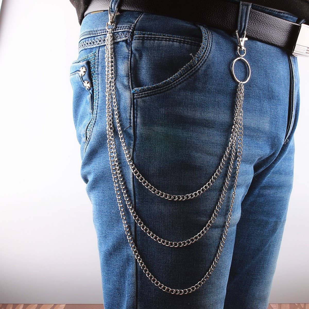 PUNK STYLE PERSONALITY HIP HOP PANTS CHAINS_CWMM0643