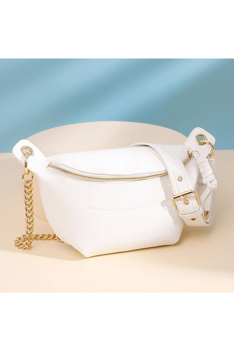 Crescent Croissant Waist Sling Bag Hip Sack_Cwab0447